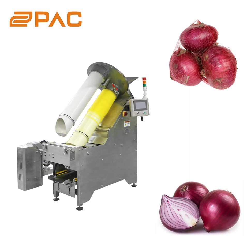 Machine d'emballage de sacs en filet pour oignons : la solution efficace pour la ligne de production